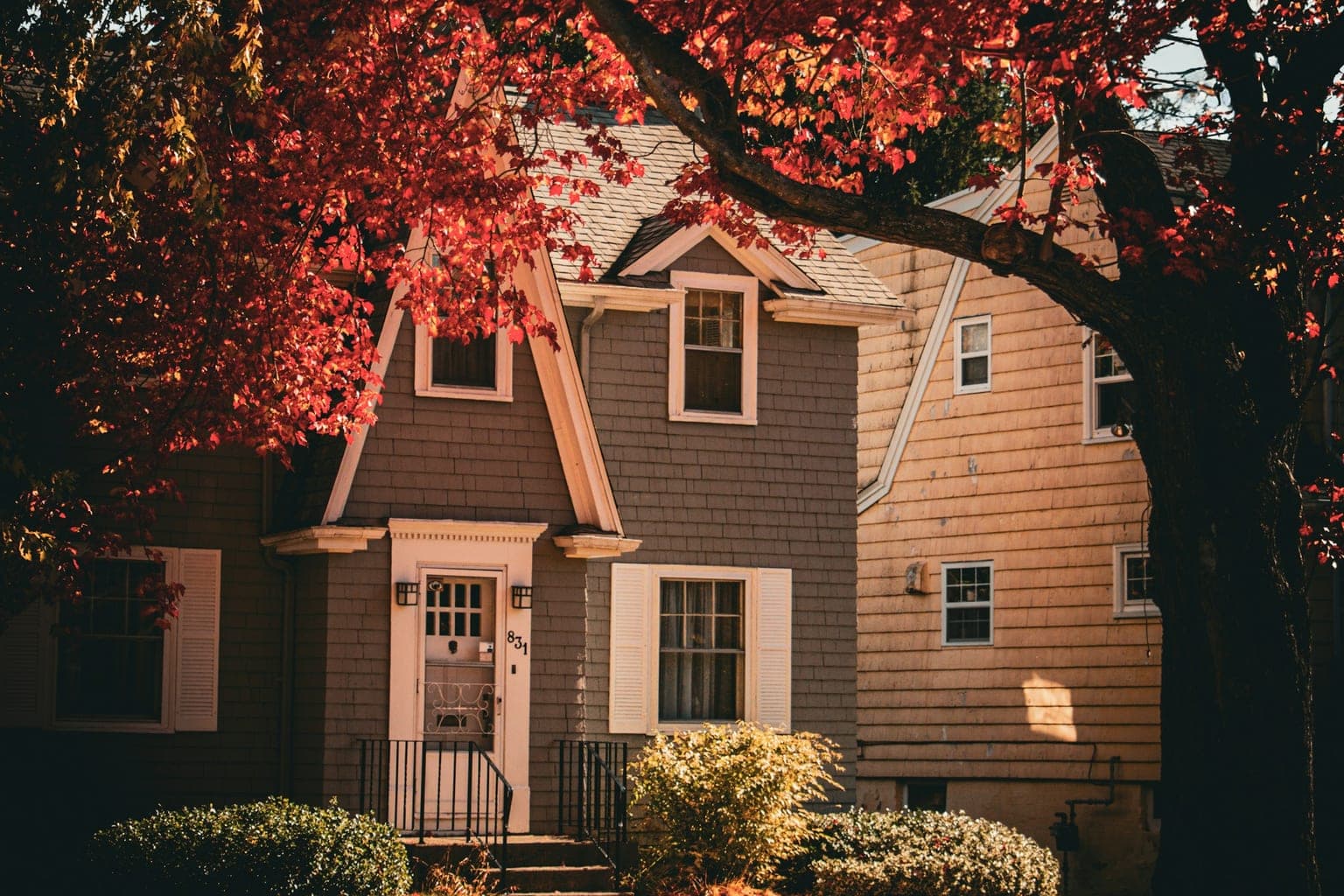 Southern New Hampshire home in fall — North Country Heating & Cooling